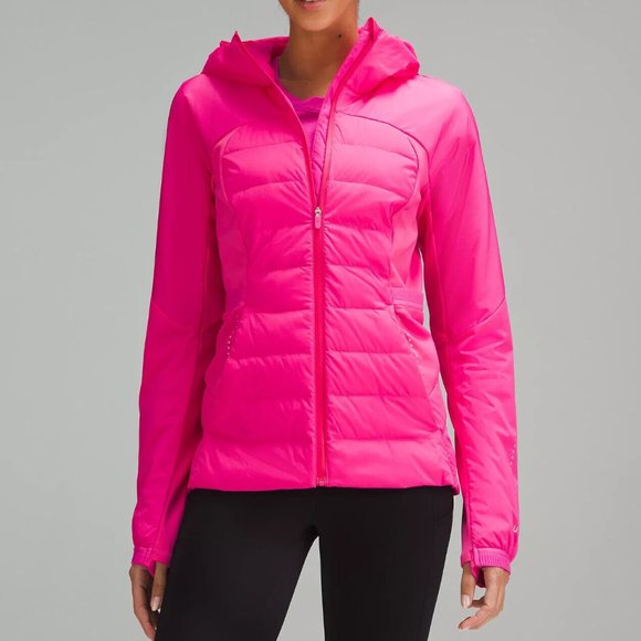 Lululemon Womens Sonic Pink Down For It All Jacket Running 700 Fill Size 4 NEW - Picture 4 of 8
